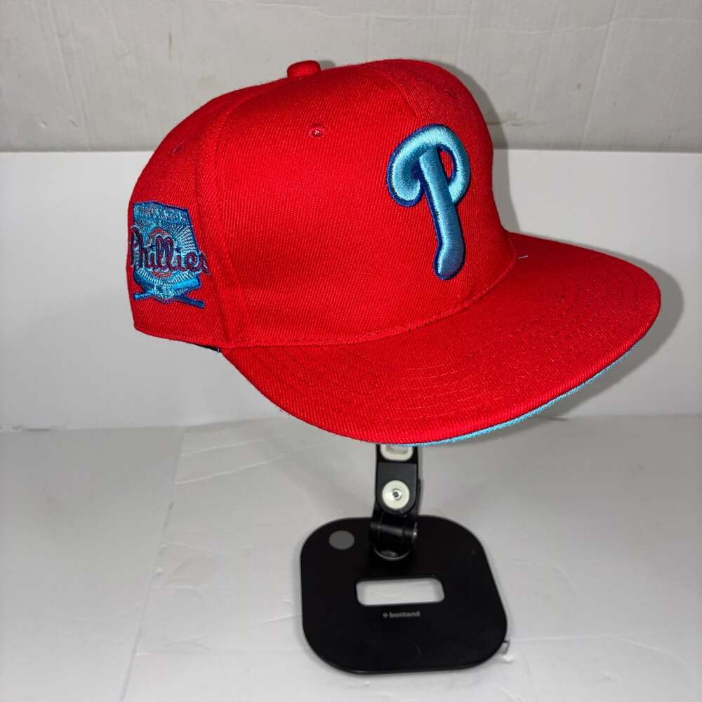 New Era Philadelphia Phillies 9FIFTY Snapback Hat Red Blue